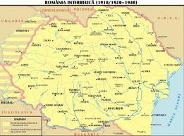 harta Romania interbelica
