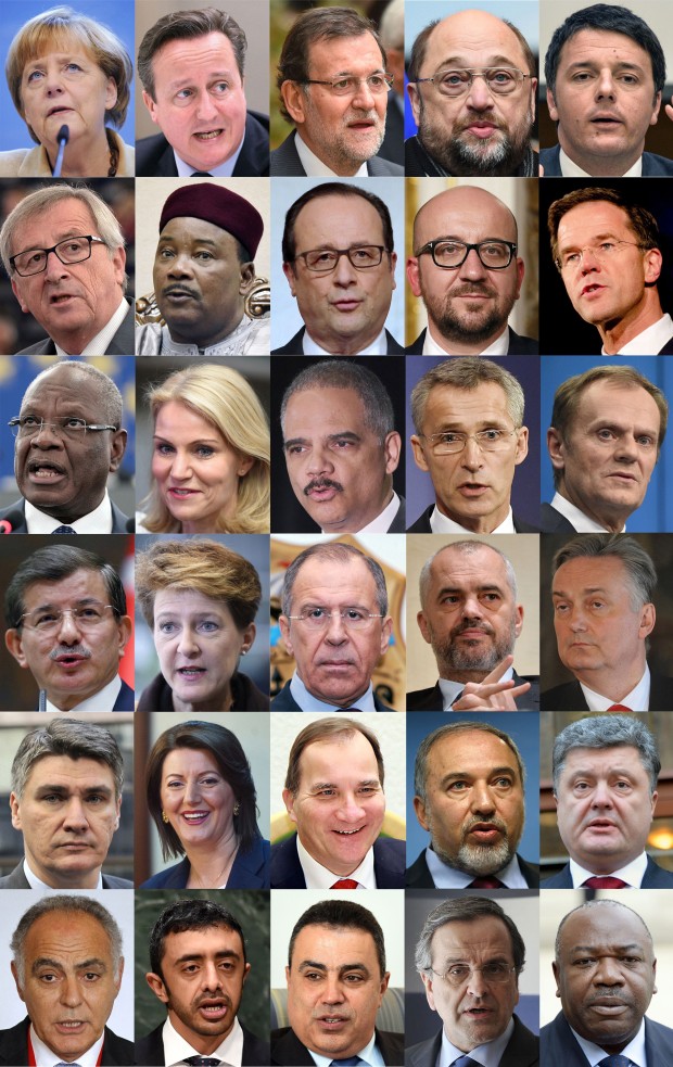 liderii europeni la paris