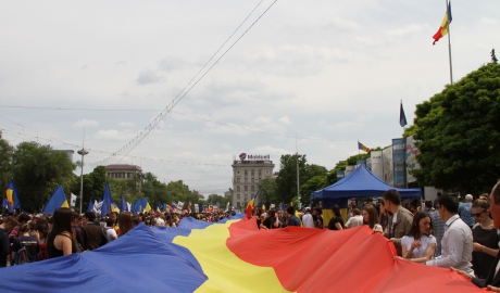 27-martie-ziua-unirii-basarabiei-cu-romania-la Chisinau