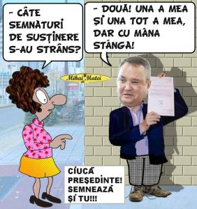 CIUCĂ SEMNĂTURI PREȘ